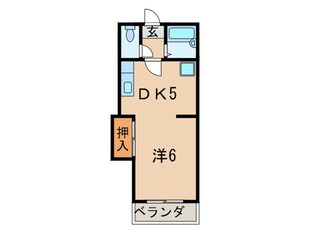 アルシュ到津の物件間取画像